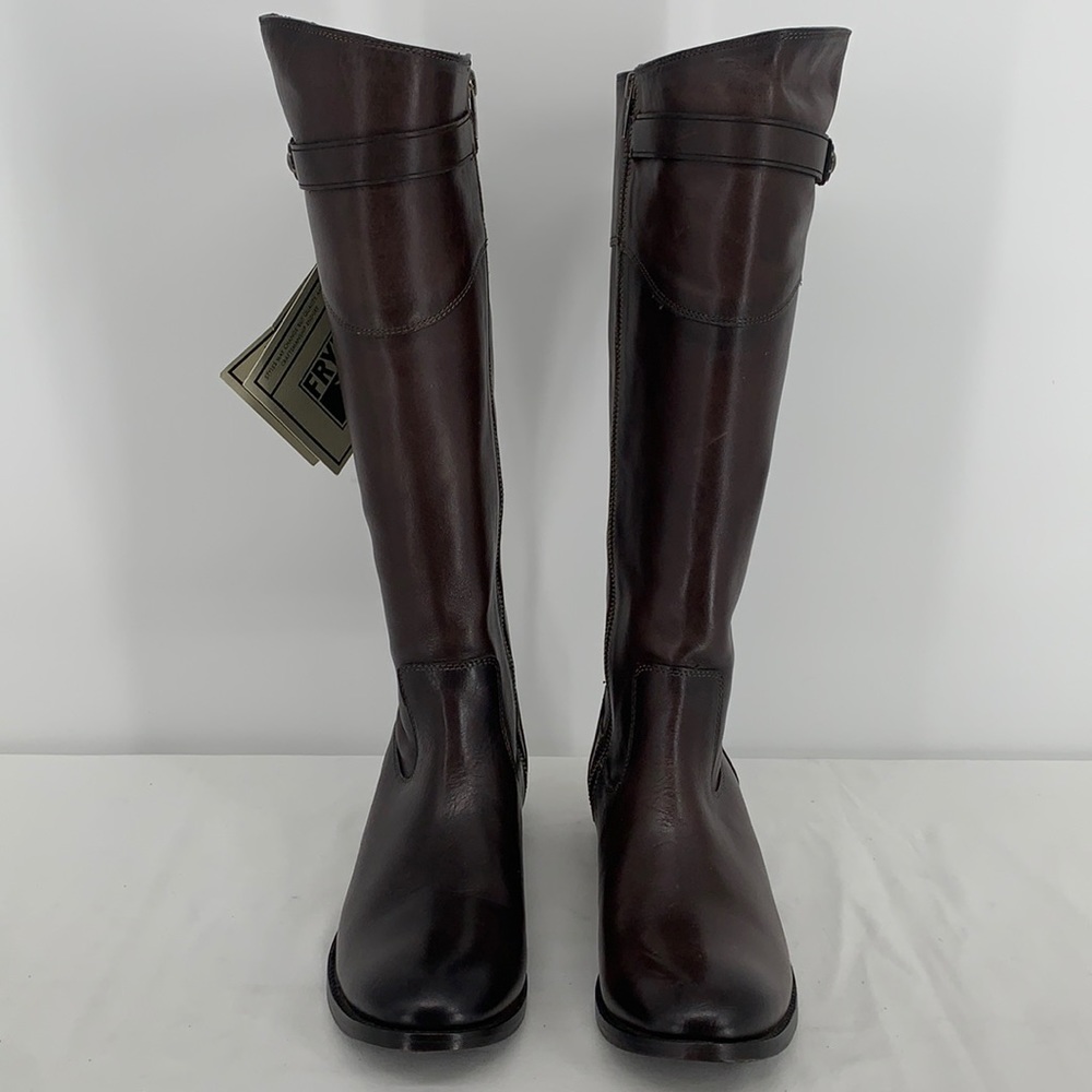 New FRYE  Brown “Molly Knee High Riding Boots” 3476111  Sz 8.5